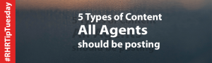 5 types of content all agents